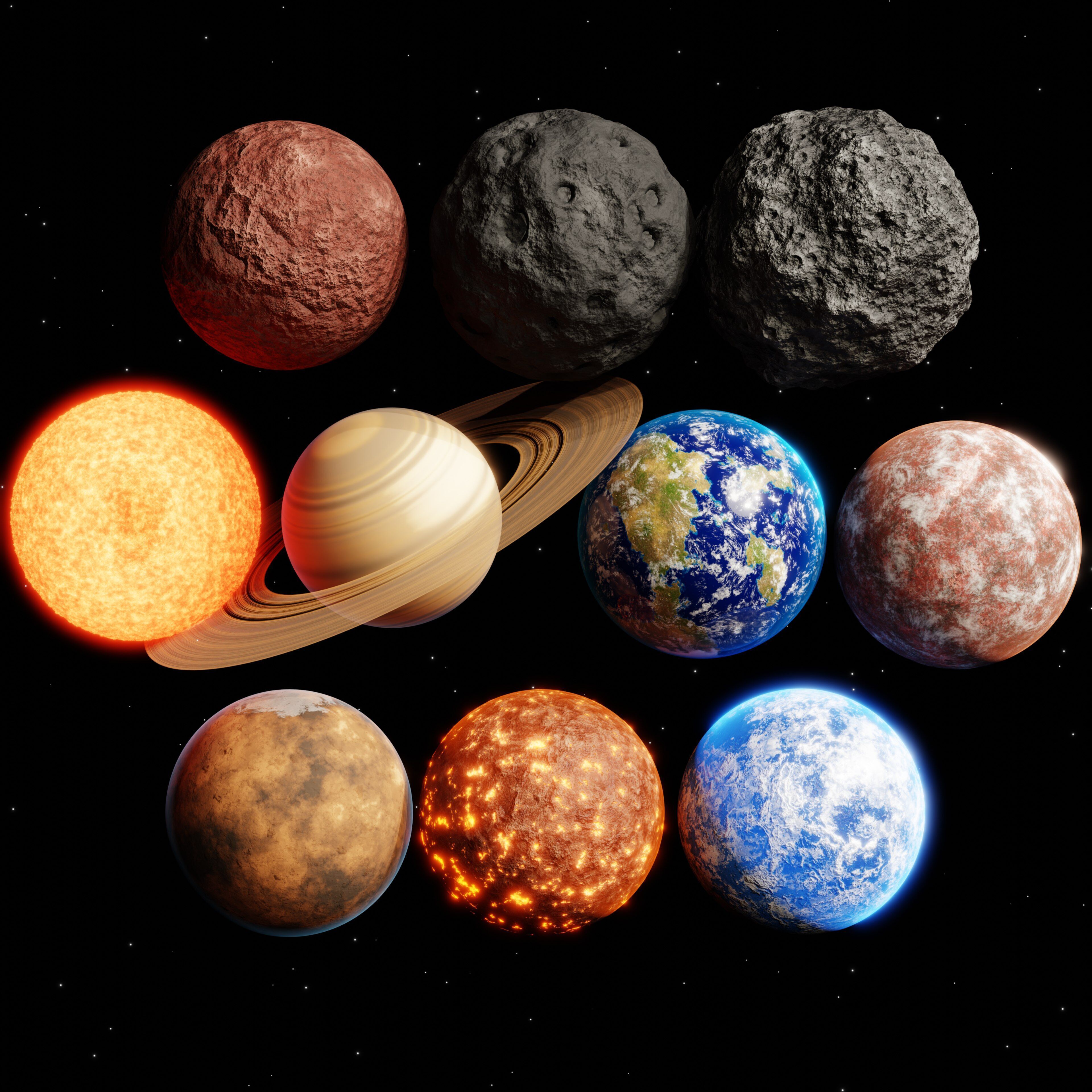Procedural Planet Material Pack 1 3D model_22