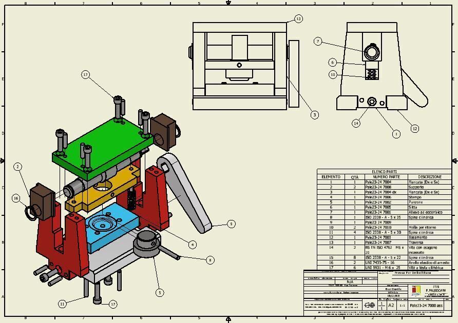Manual Stamping Press 3D print model_1
