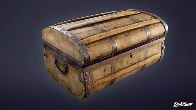 PIRATES - Chest 11 - LOW POLY AND NANITE