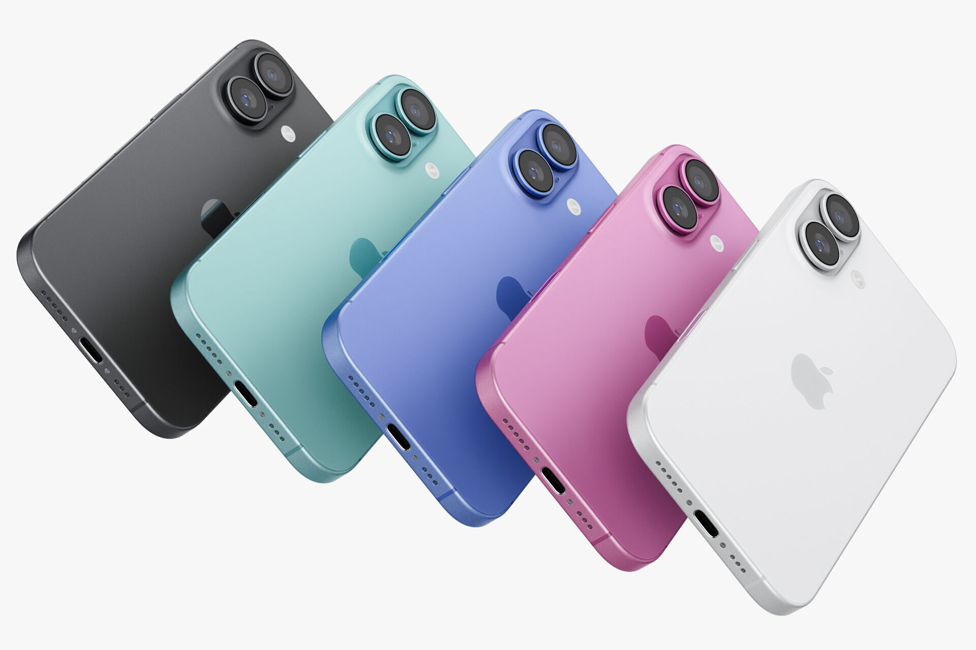 Apple iPhone 16 Collection All colors 3D model_25