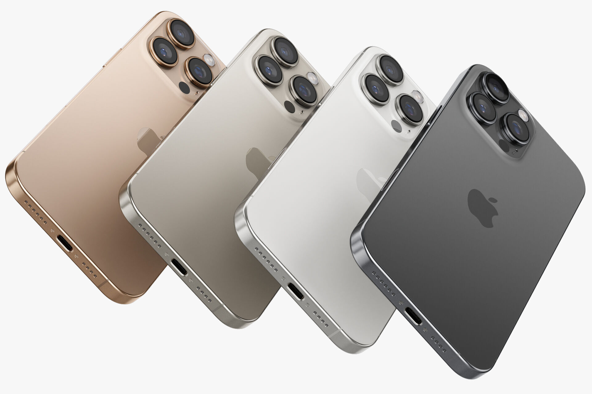 Apple iPhone 16 Collection All colors 3D model_110