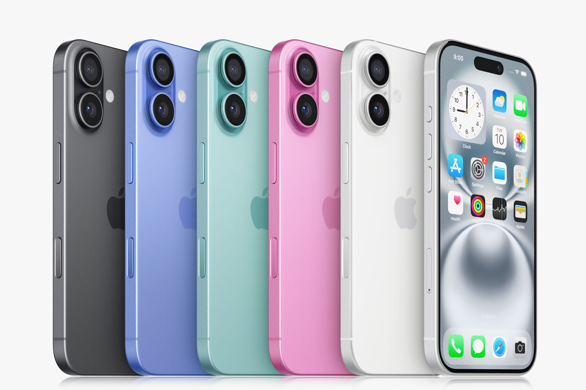 Apple iPhone 16 Collection All colors 3D model_33