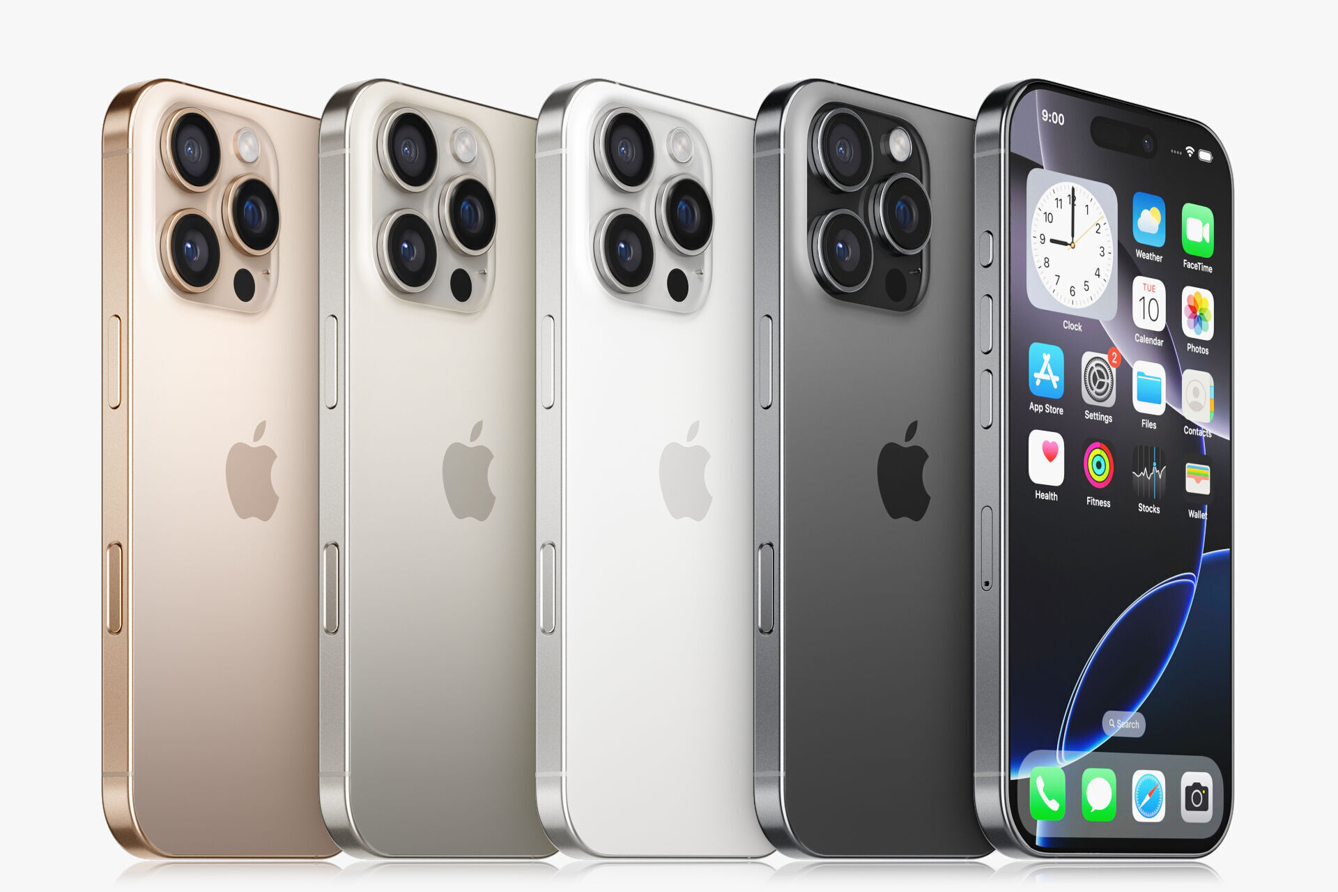 Apple iPhone 16 Collection All colors 3D model_70