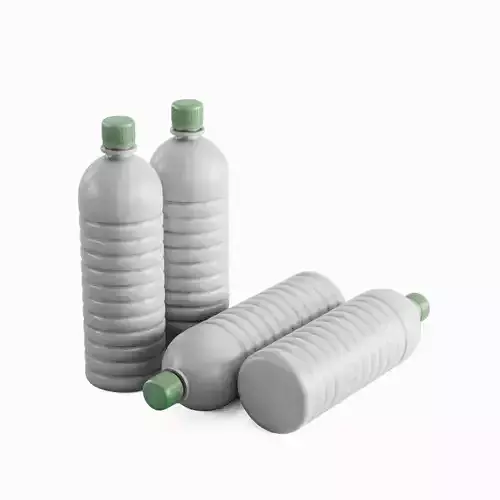 Plastic Bottle 02 Low-poly 3D model