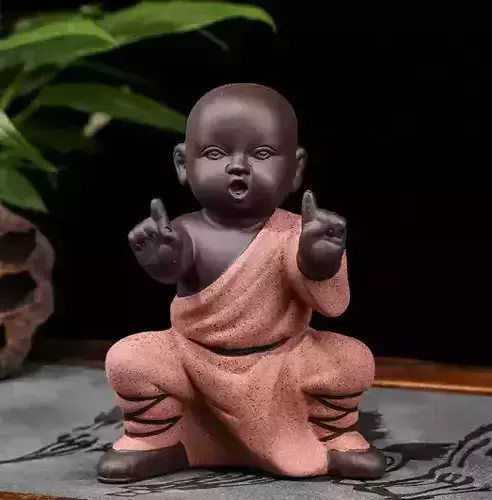 Monk statue - decor - accessories