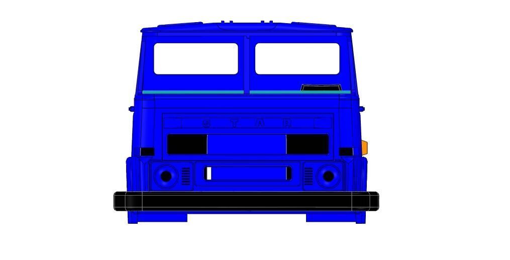 Alternative Star 28 cab for the WPL together with the interior  3D print model_7