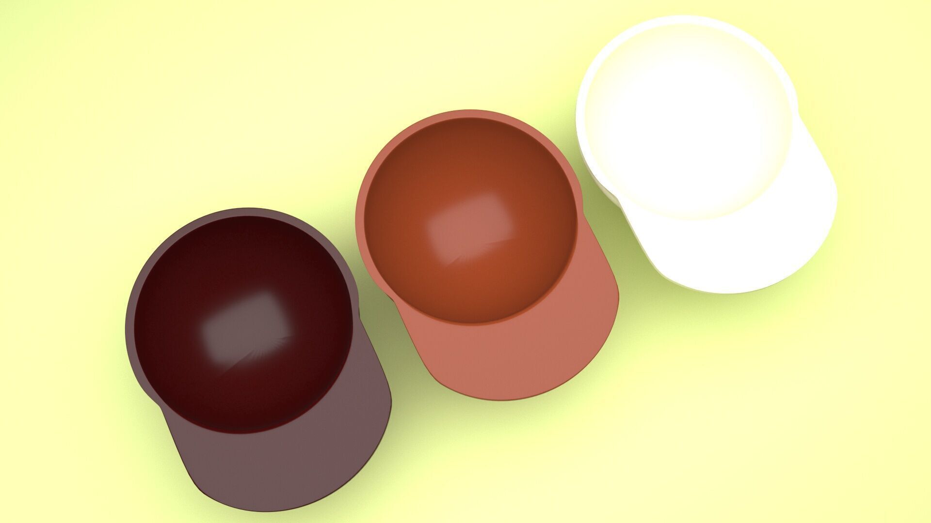 Chocolate Lego Caps Set 3D model_26