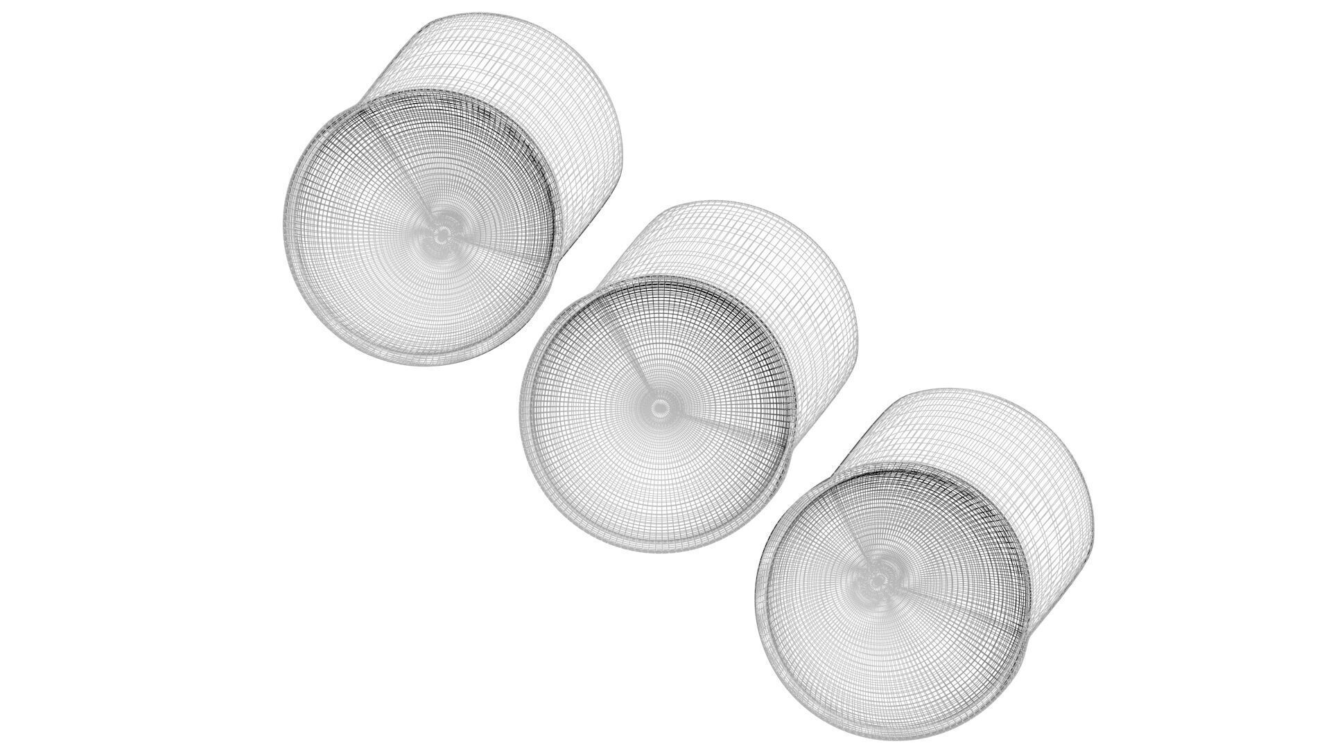 Chocolate Lego Caps Set 3D model_16