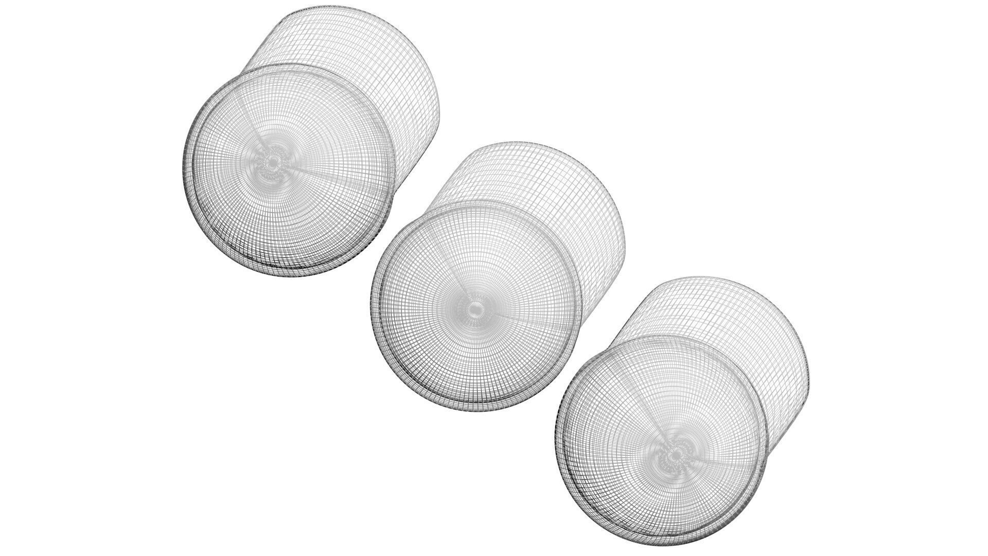 Chocolate Lego Caps Set 3D model_15