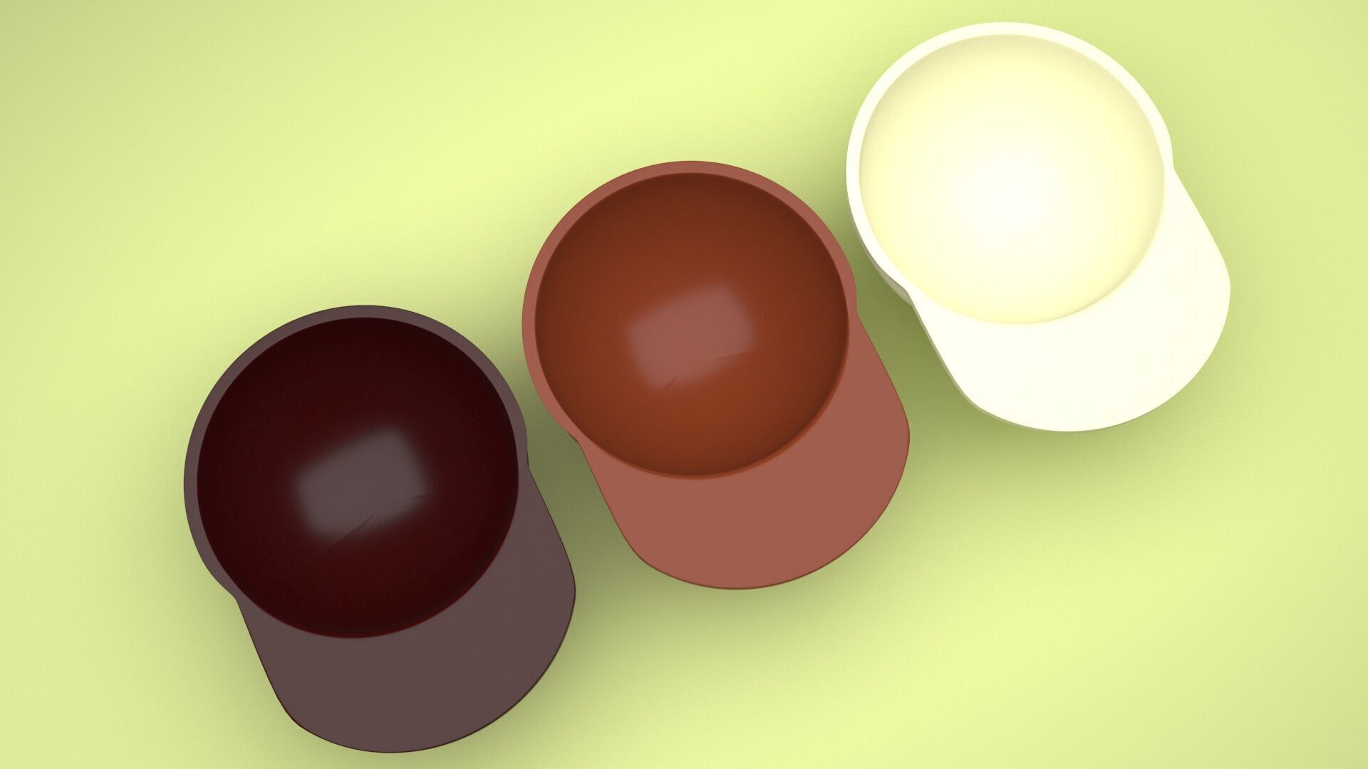 Chocolate Lego Caps Set 3D model_27