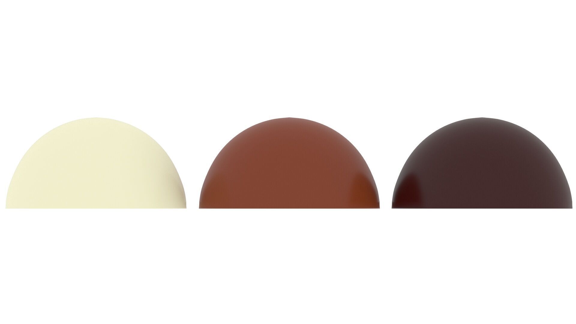 Chocolate Lego Caps Set 3D model_10