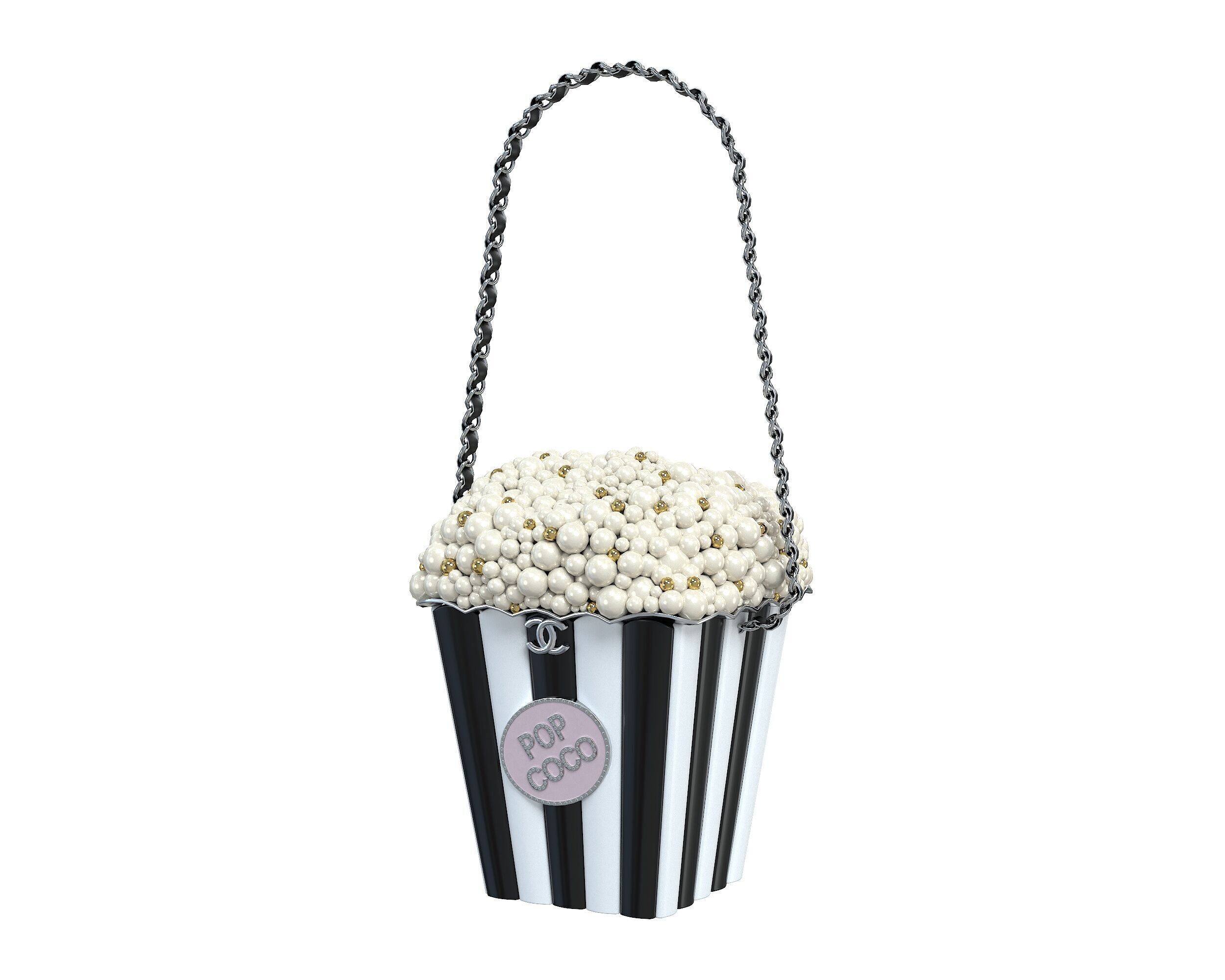 Pop Coco Bag Low-poly 3D model_7