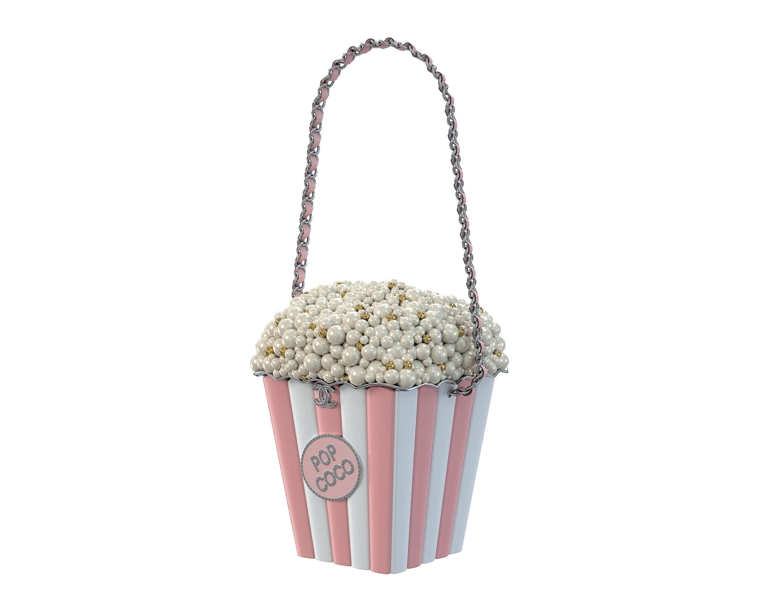 Pop Coco Bag Low-poly 3D model_11