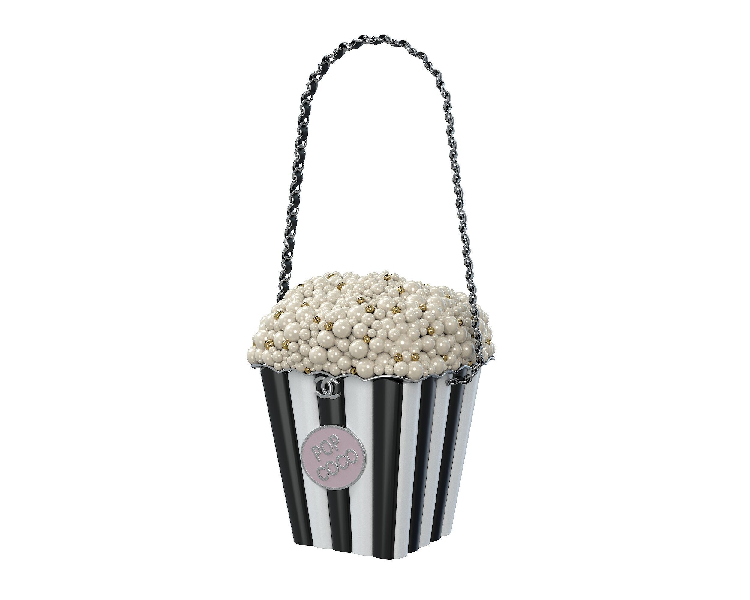 Pop Coco Bag Low-poly 3D model_2