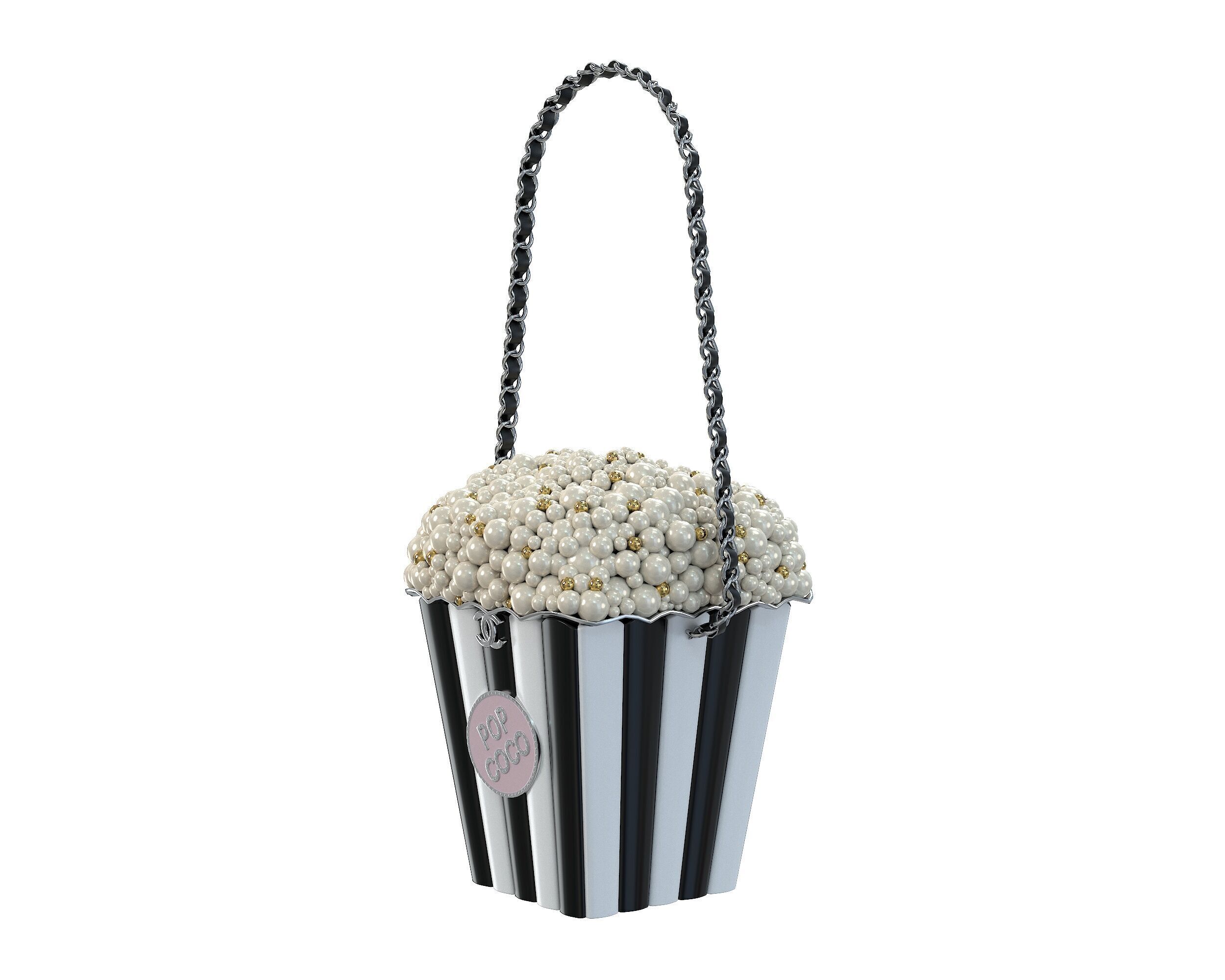Pop Coco Bag Low-poly 3D model_10
