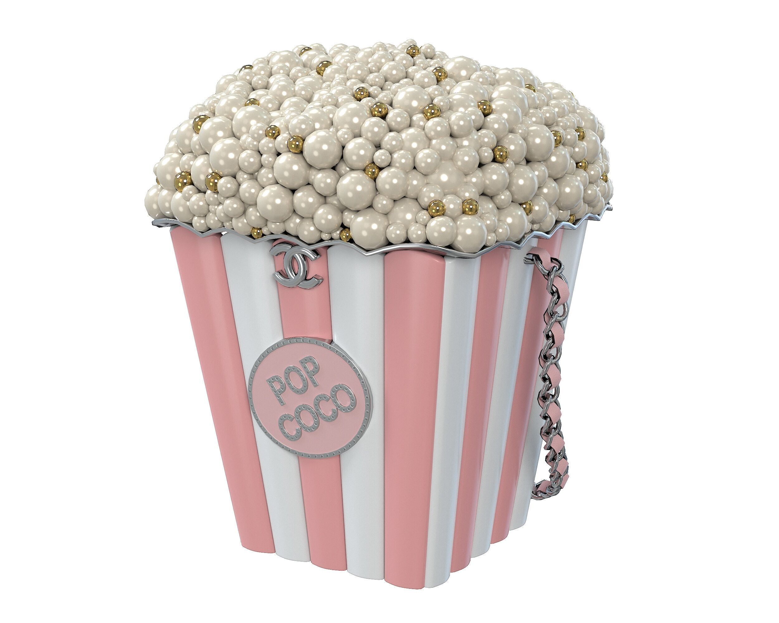 Pop Coco Bag Low-poly 3D model_15
