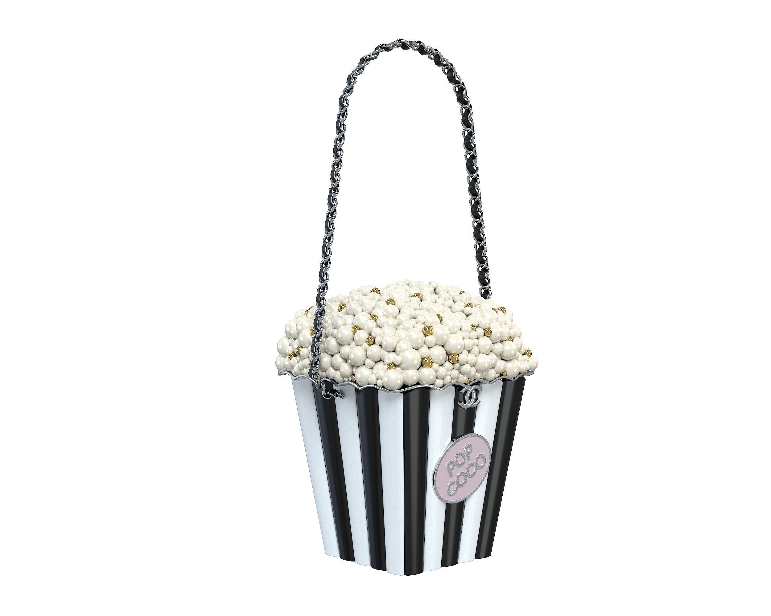 Pop Coco Bag Low-poly 3D model_8