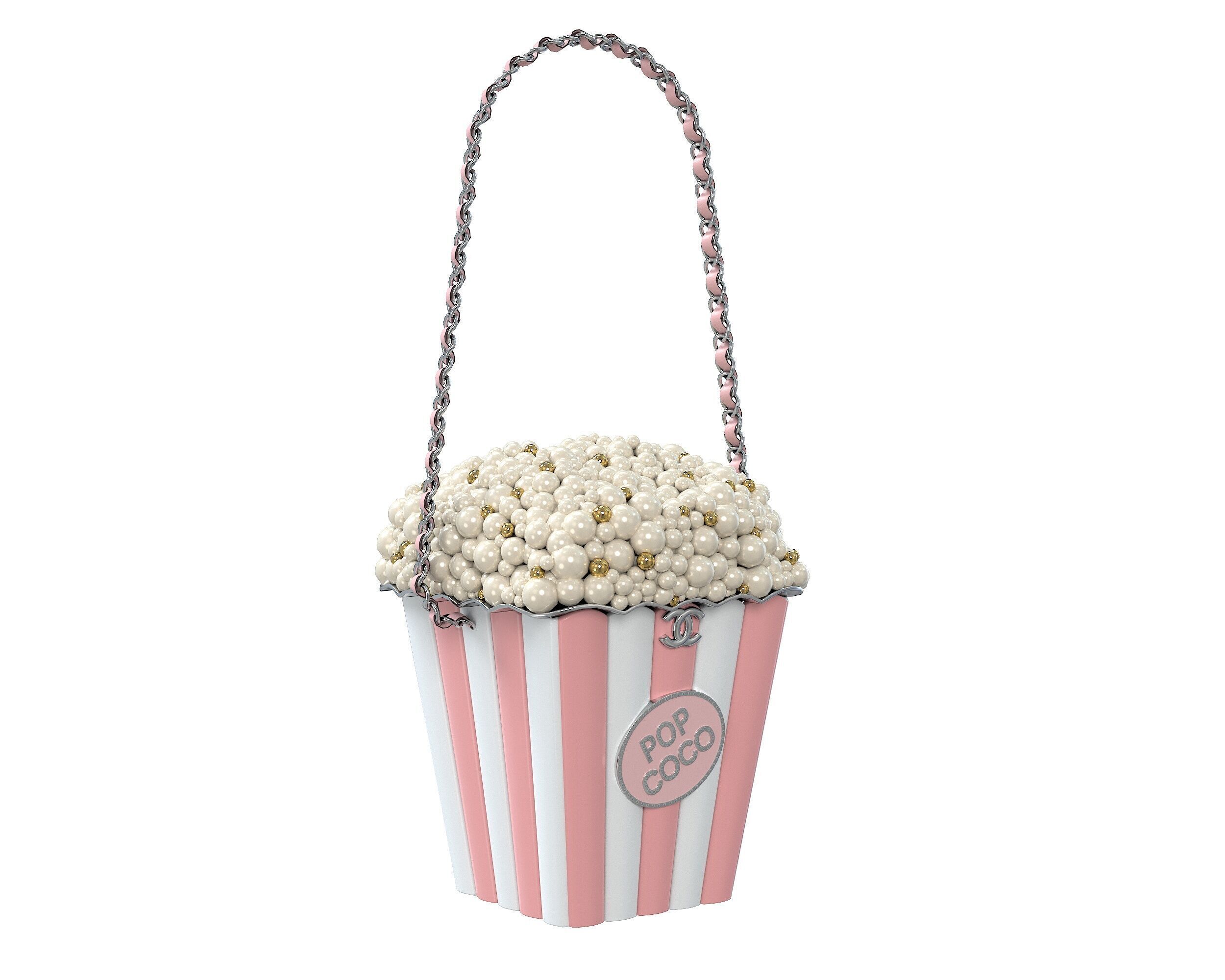 Pop Coco Bag Low-poly 3D model_12