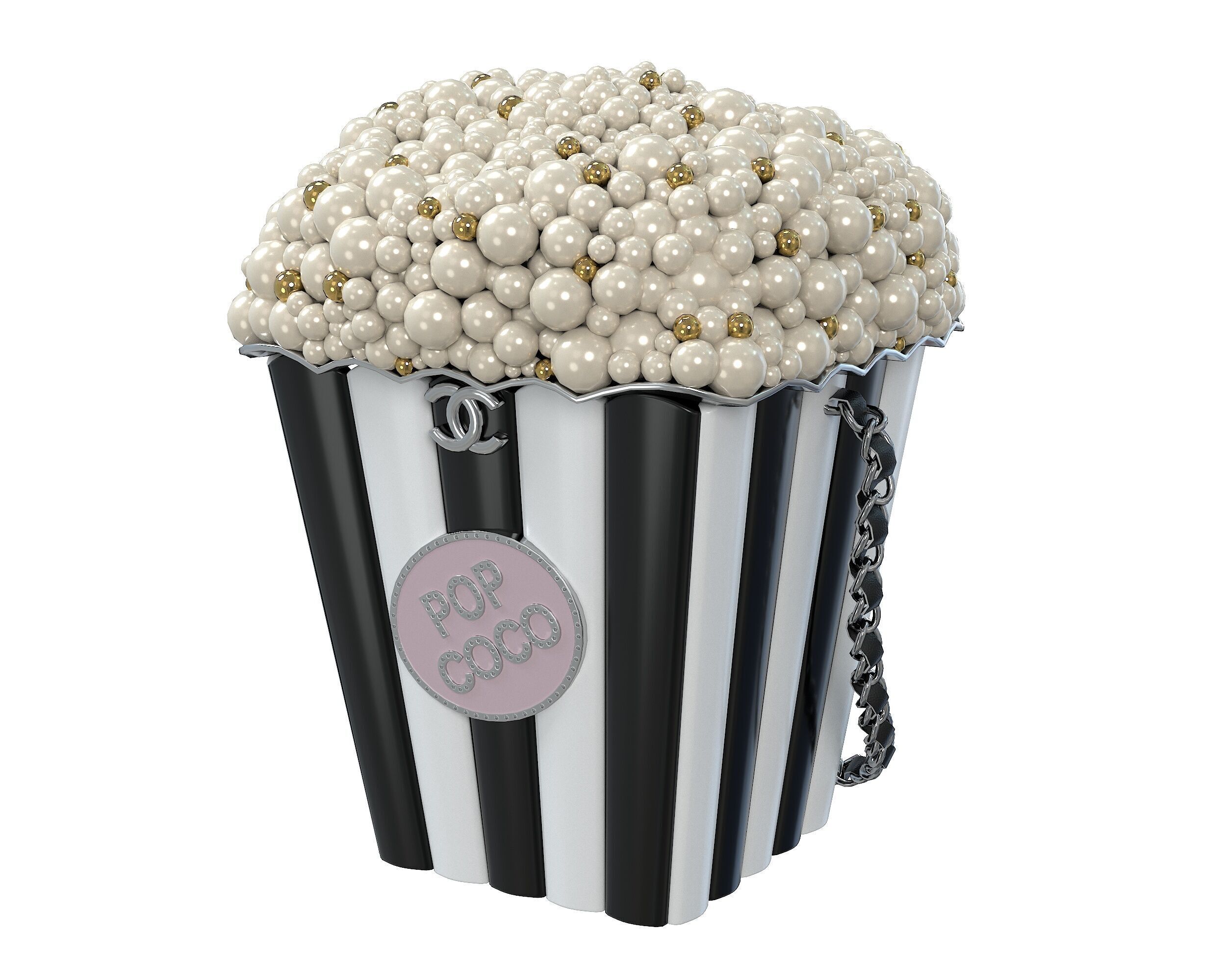 Pop Coco Bag Low-poly 3D model_14