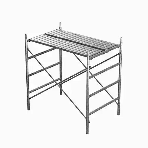 Metal Scaffolding Construction 06 Low-poly 3D model