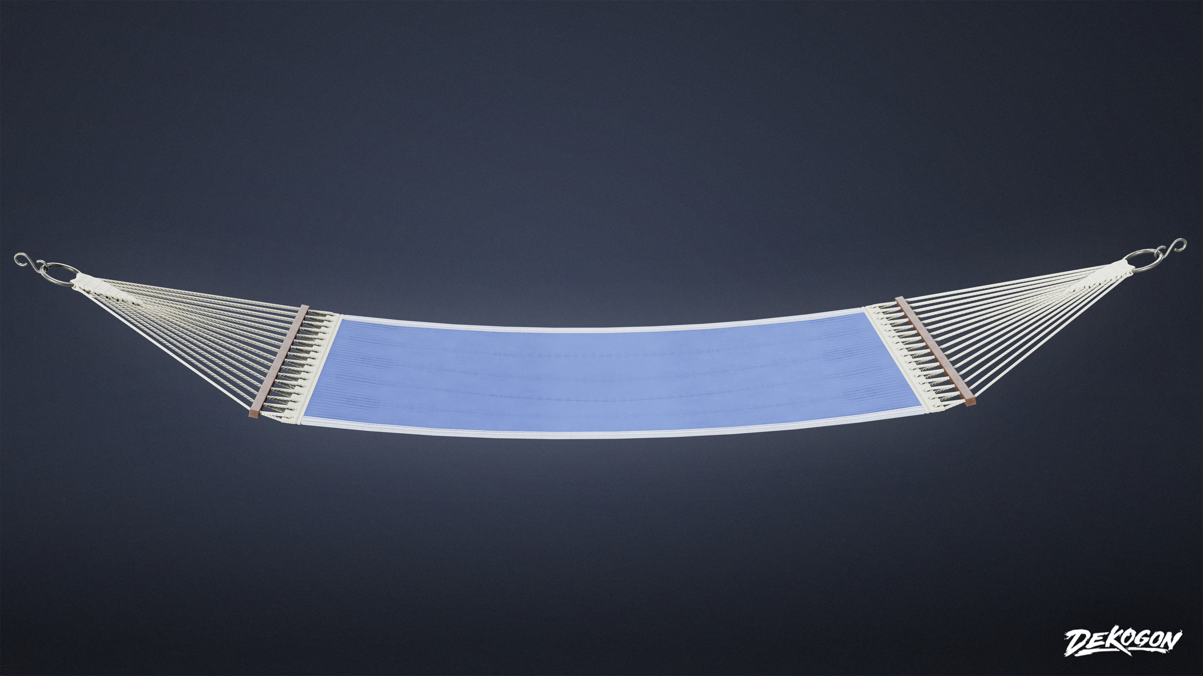 CAMPING - Hammock 01 - LOW POLY Low-poly 3D model_3