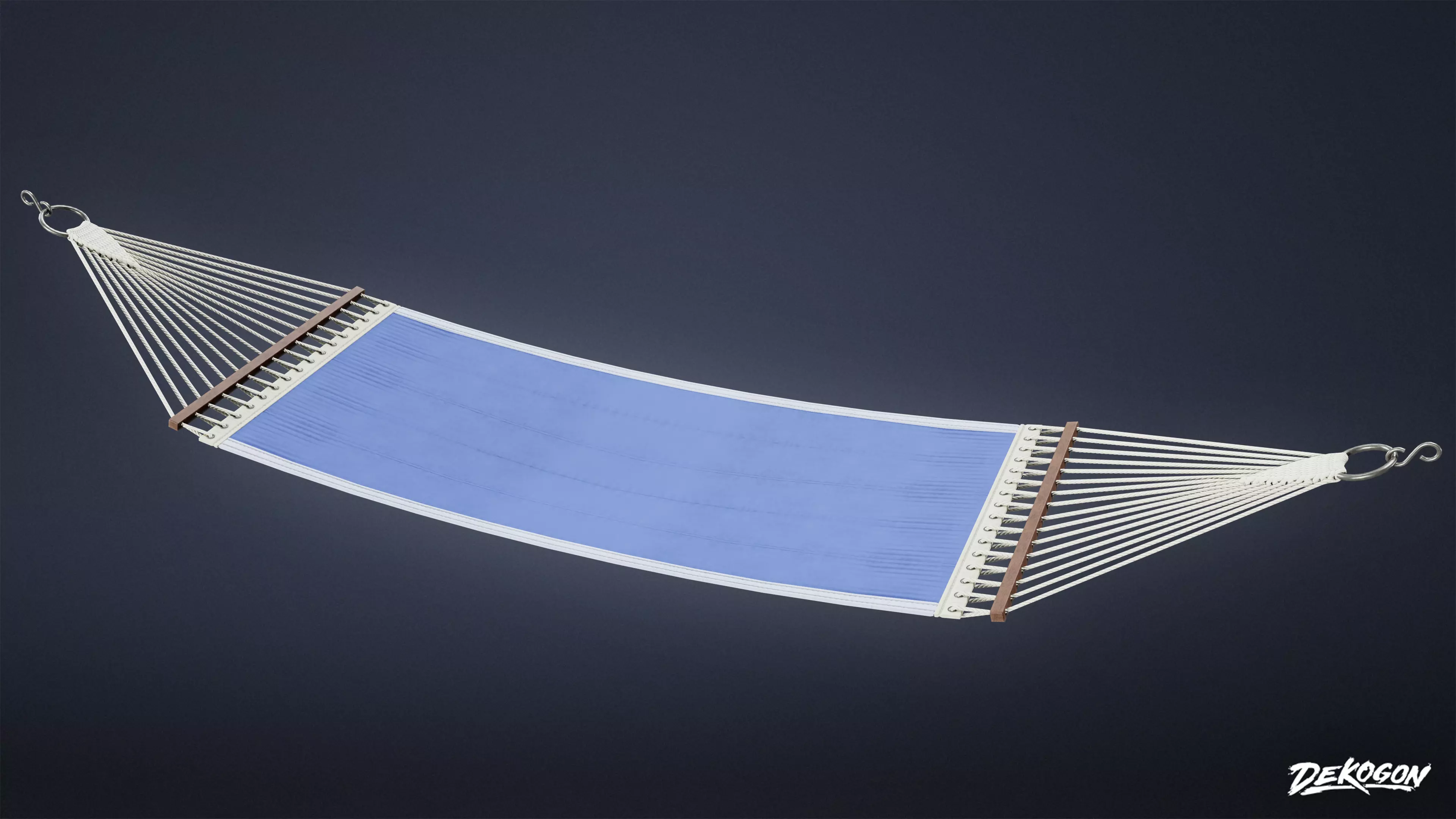 CAMPING - Hammock 01 - LOW POLY Low-poly 3D model_0