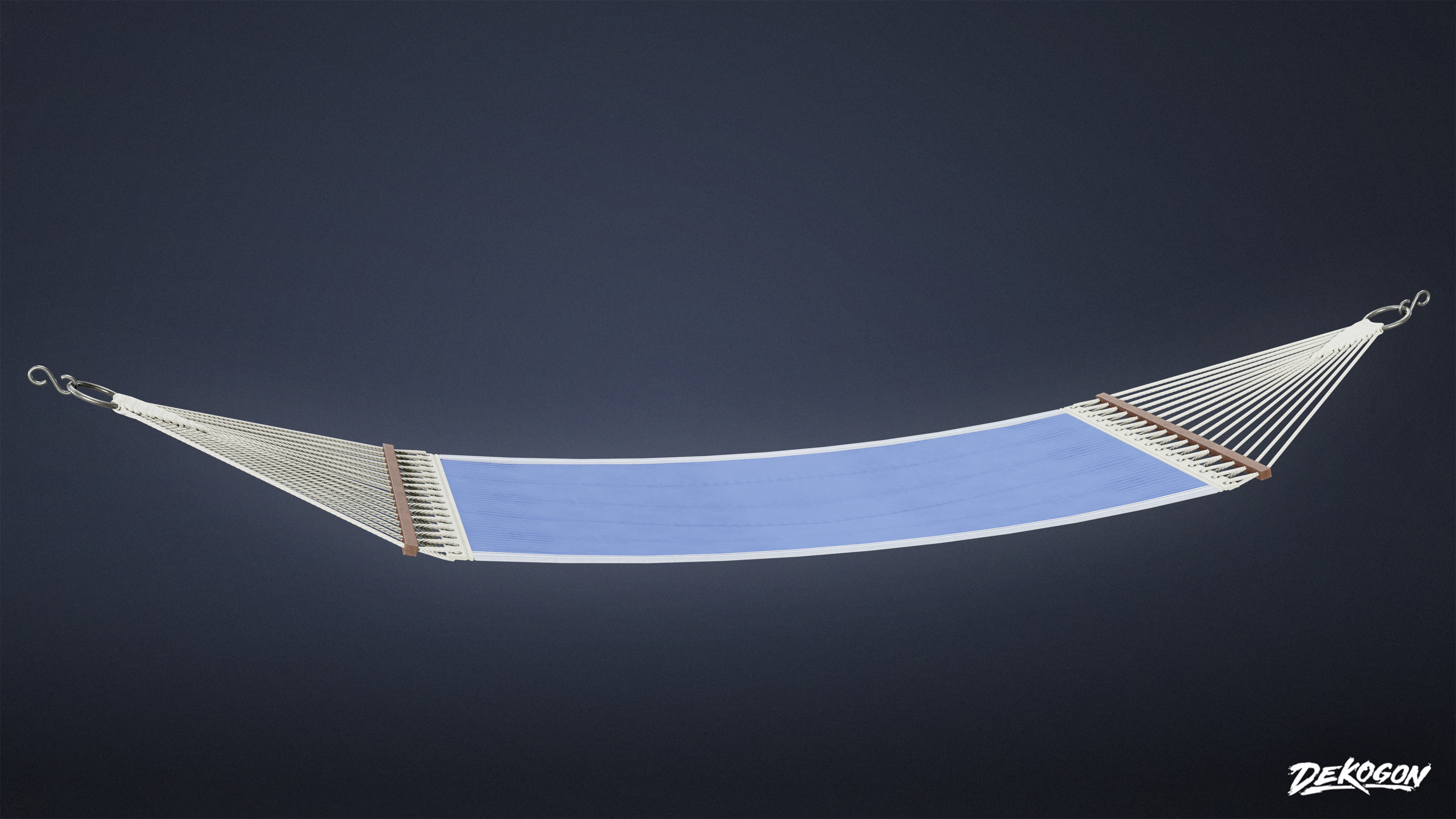 CAMPING - Hammock 01 - LOW POLY Low-poly 3D model_4