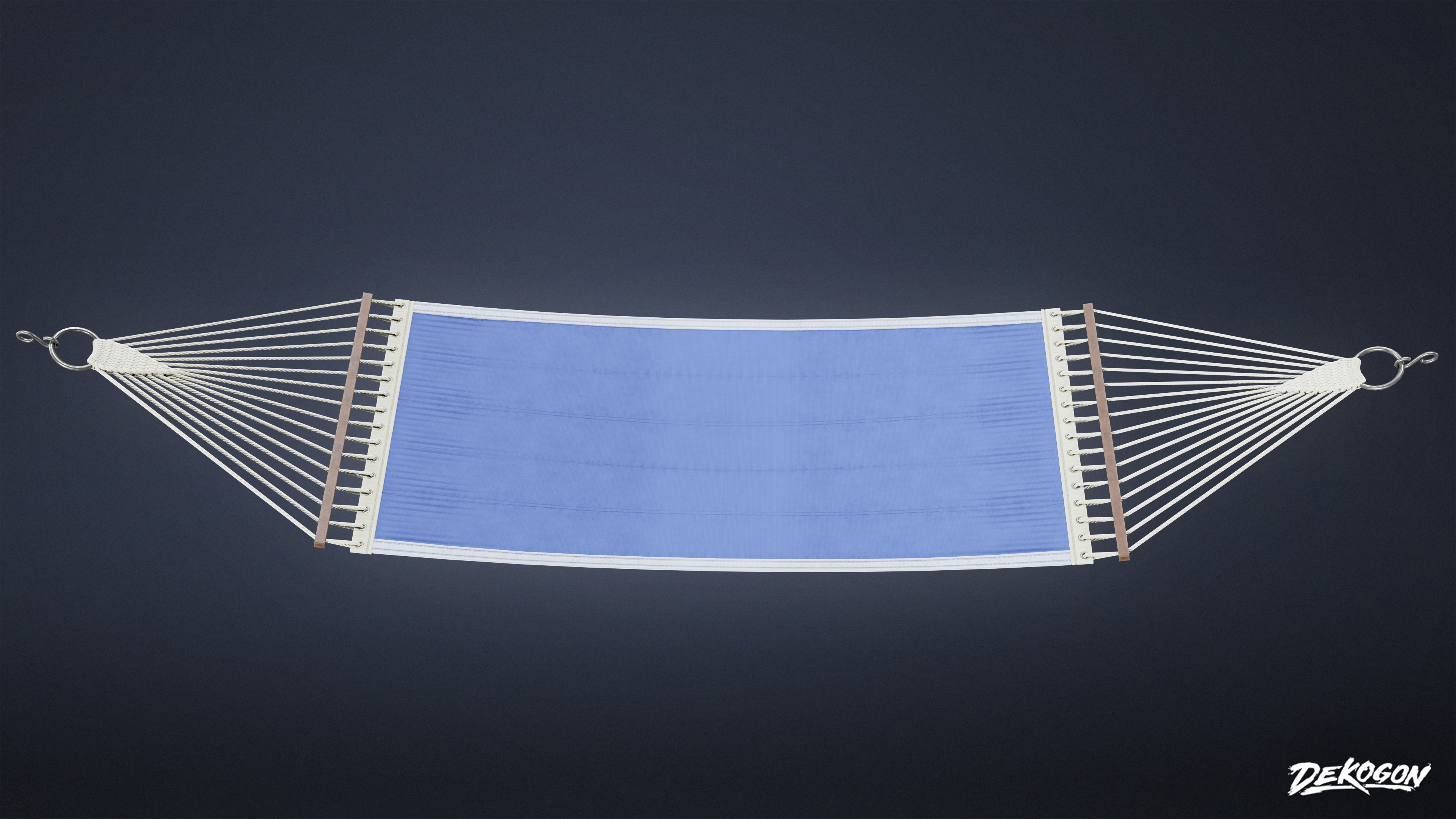 CAMPING - Hammock 01 - LOW POLY Low-poly 3D model_2