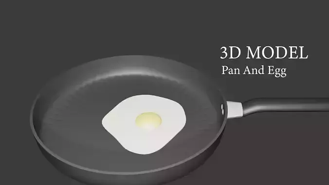 Egg Pan 3D model