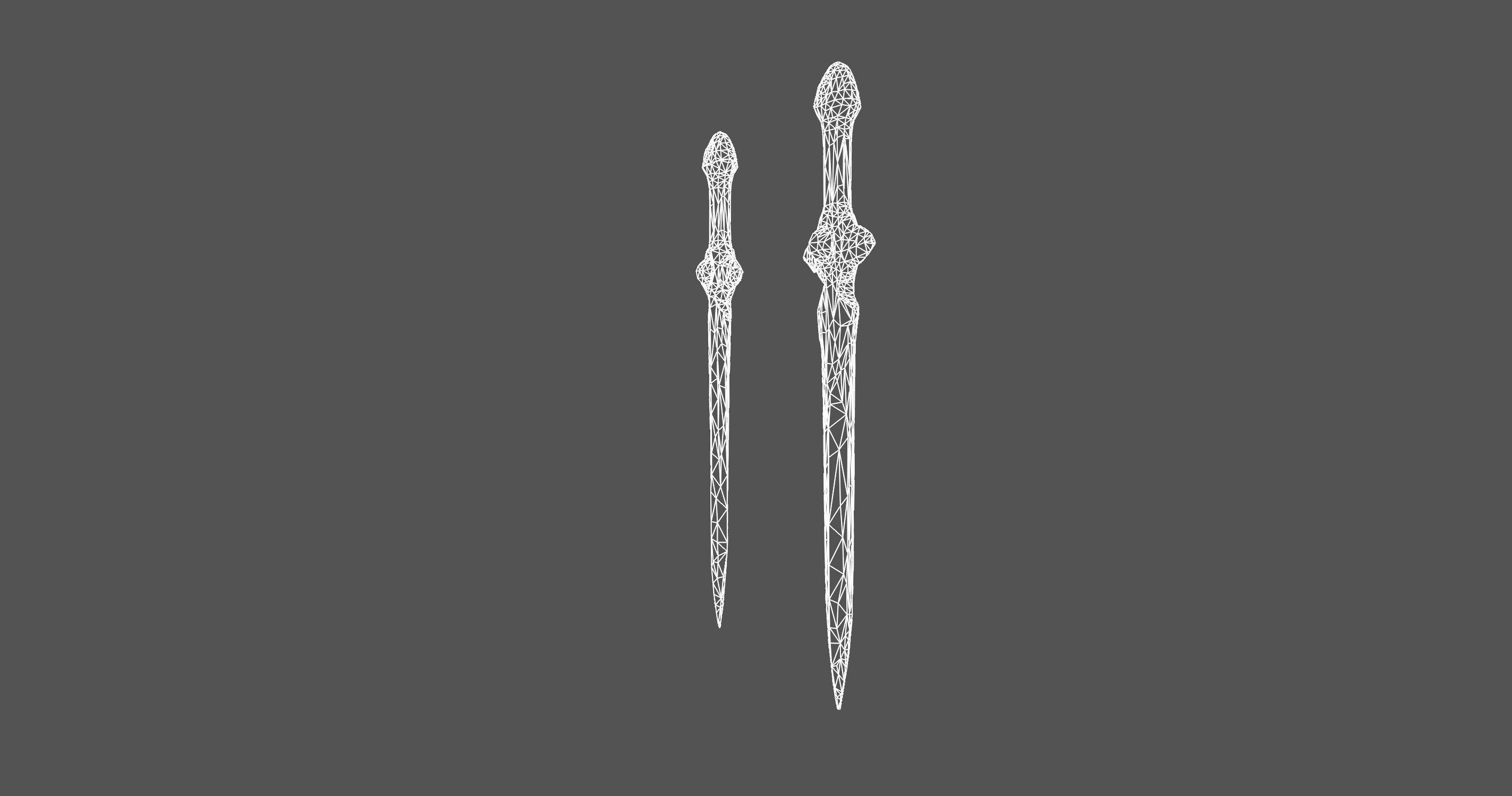 Twin Ceremonial Daggers 3D model_9