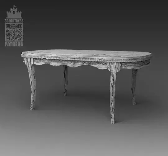 Kitchen Table 3D print model