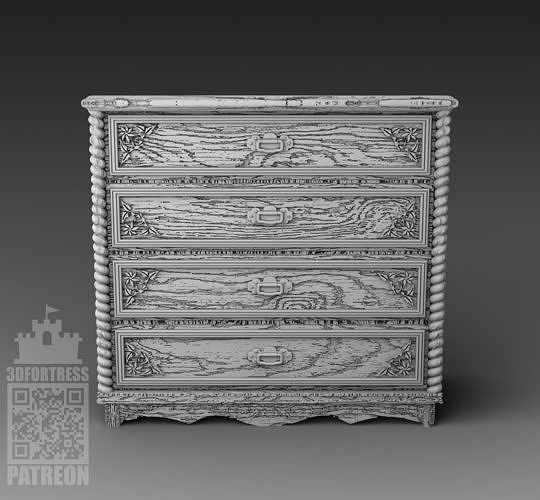 Nightstand 3D print model