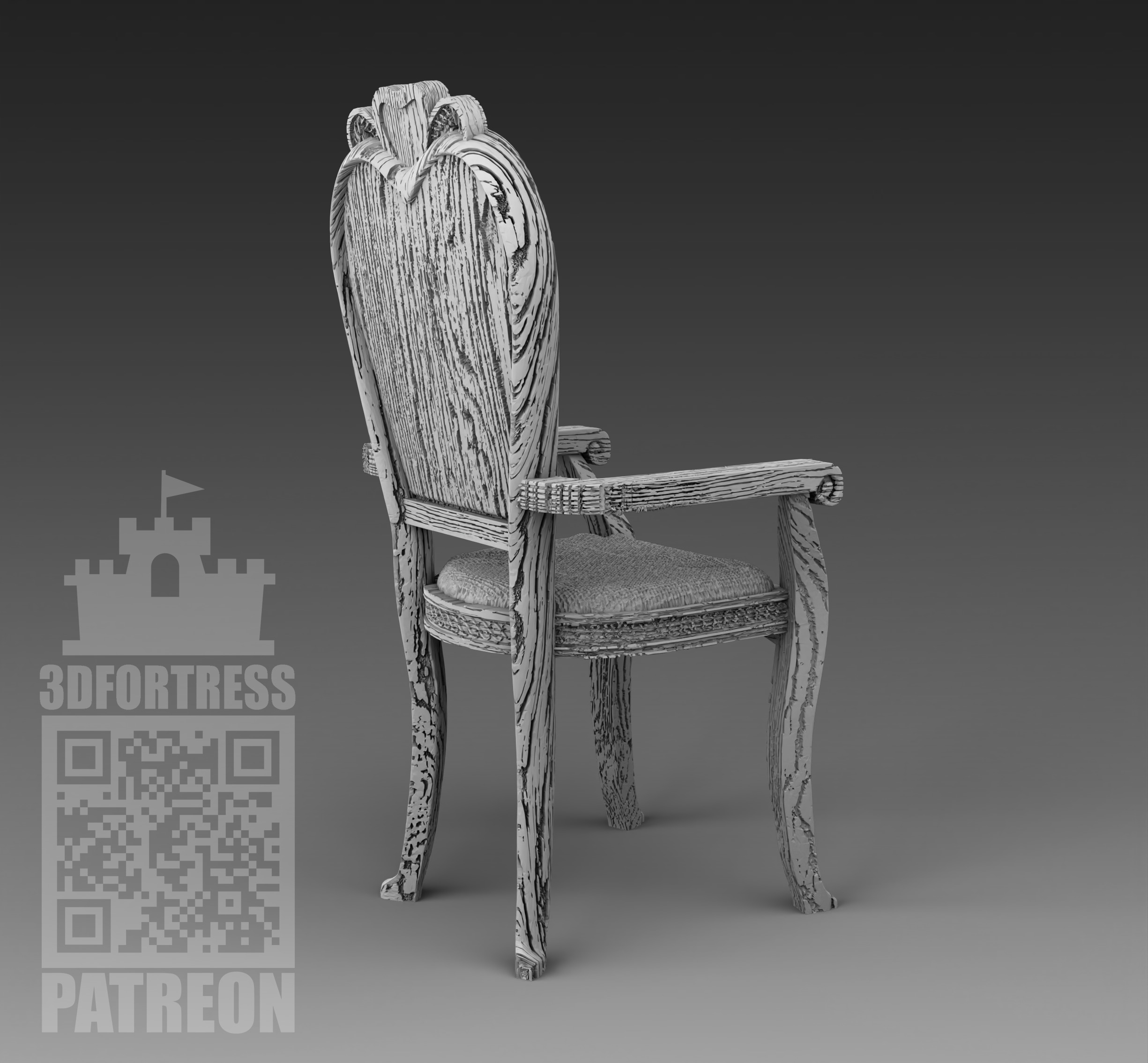  Chair 3D print model_2