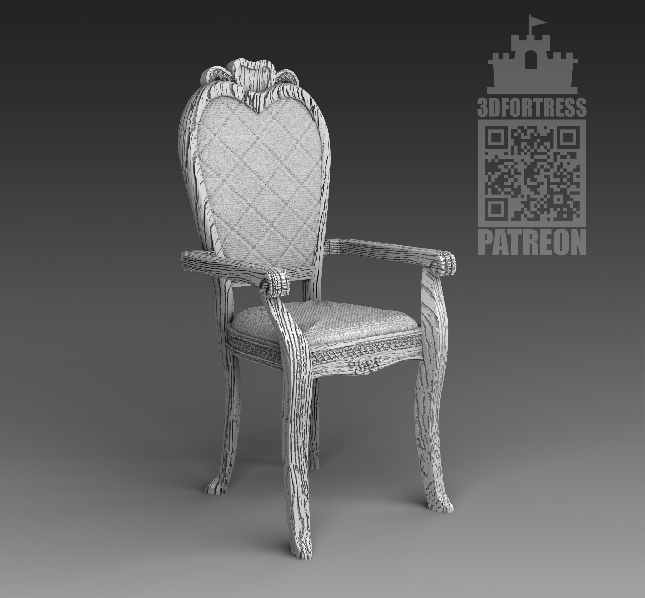  Chair 3D print model_1