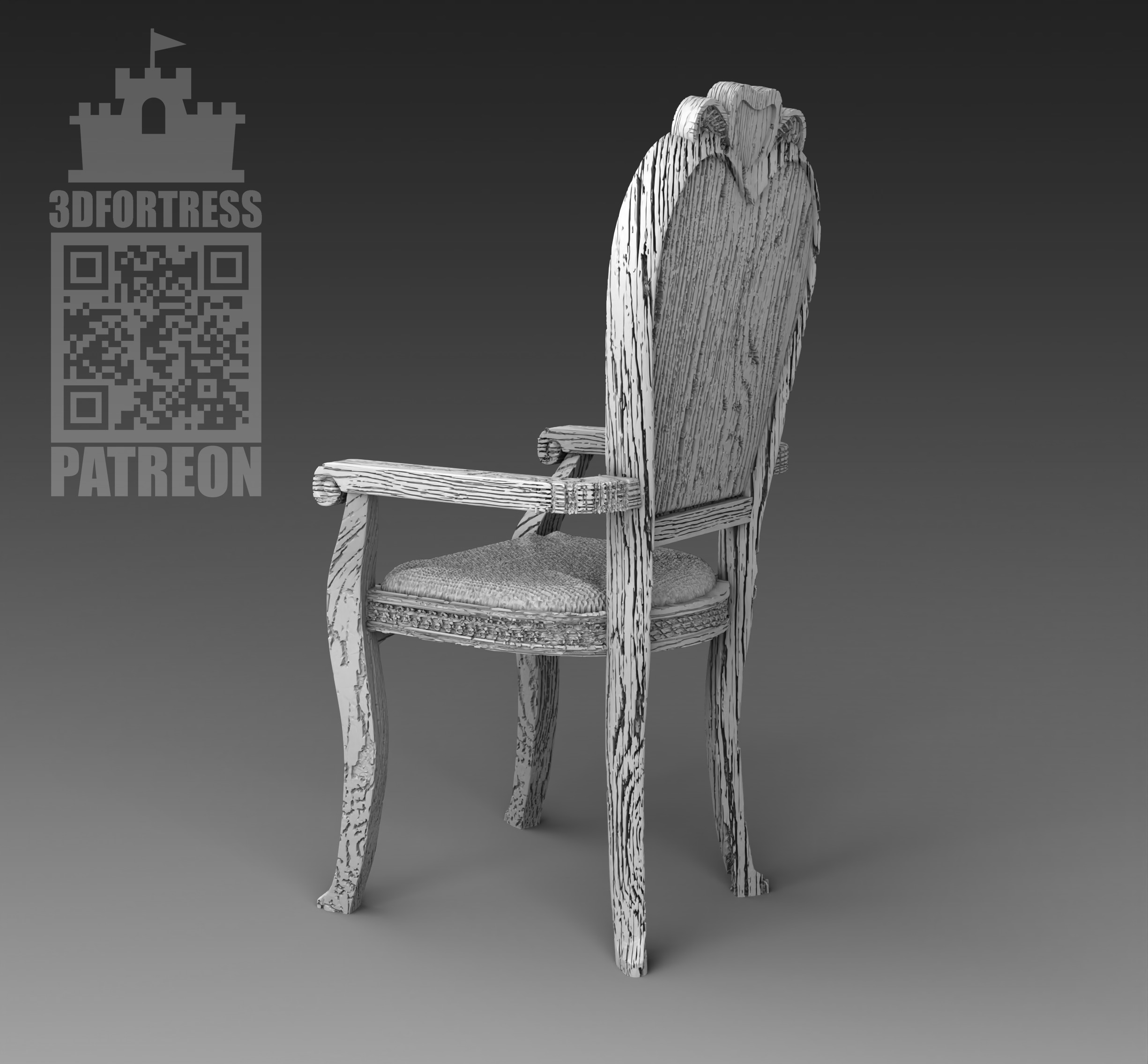  Chair 3D print model_3