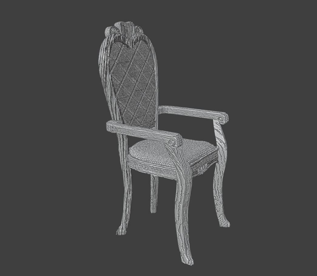  Chair 3D print model_14