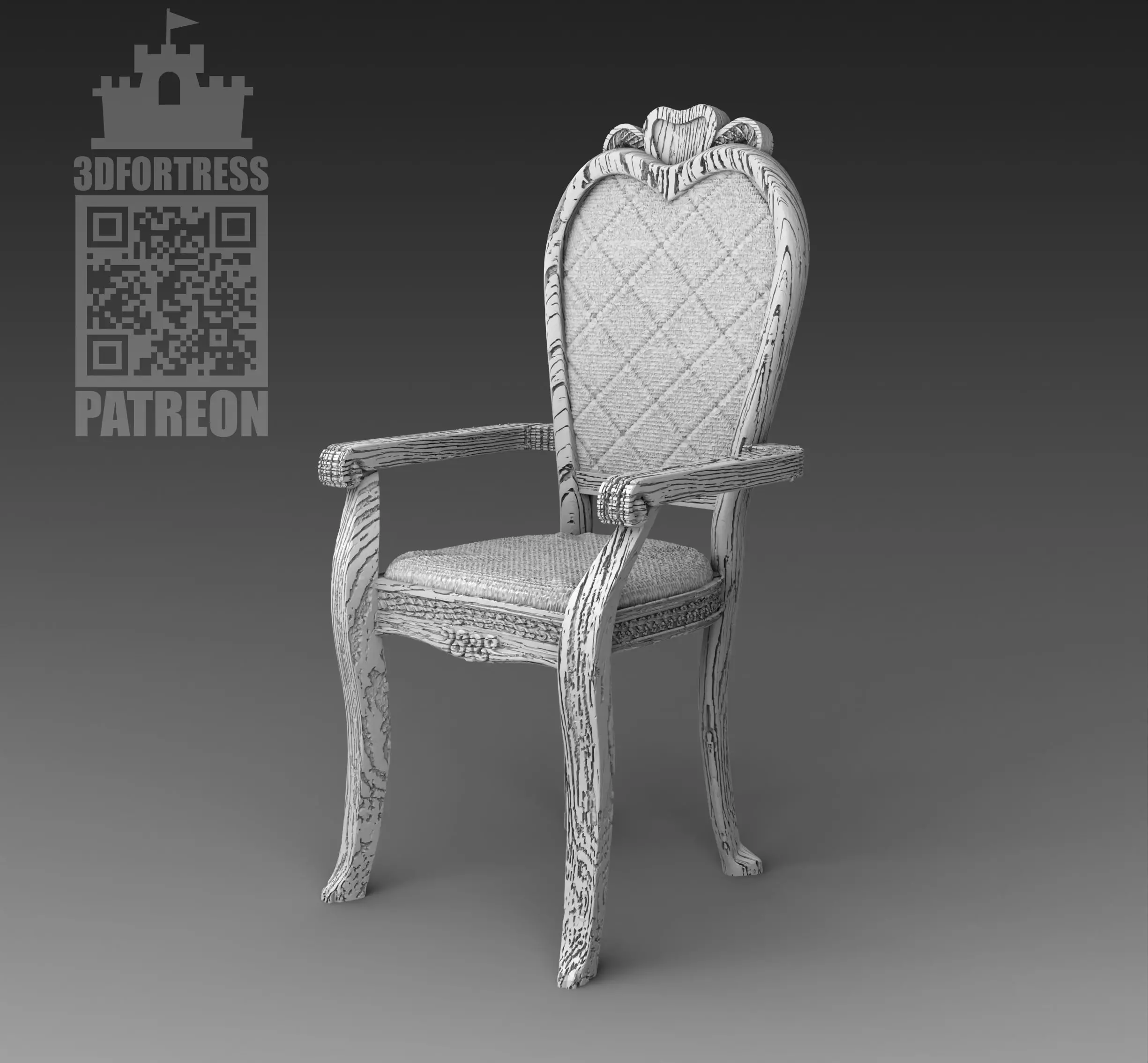  Chair 3D print model_0