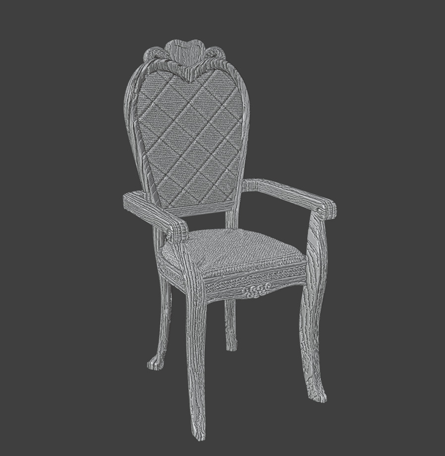  Chair 3D print model_9