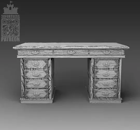  Desk- 3D print model