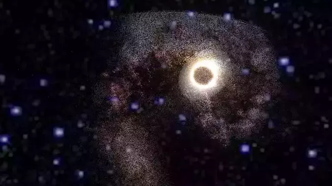 Irregular Galaxy 3D model