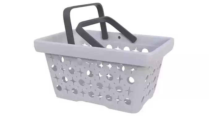 Shopping basket 21 3D model