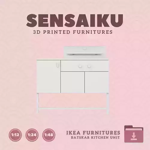 BATSKAR Charcoal Grill for Miniature Dollhouse IKEA 3D Print