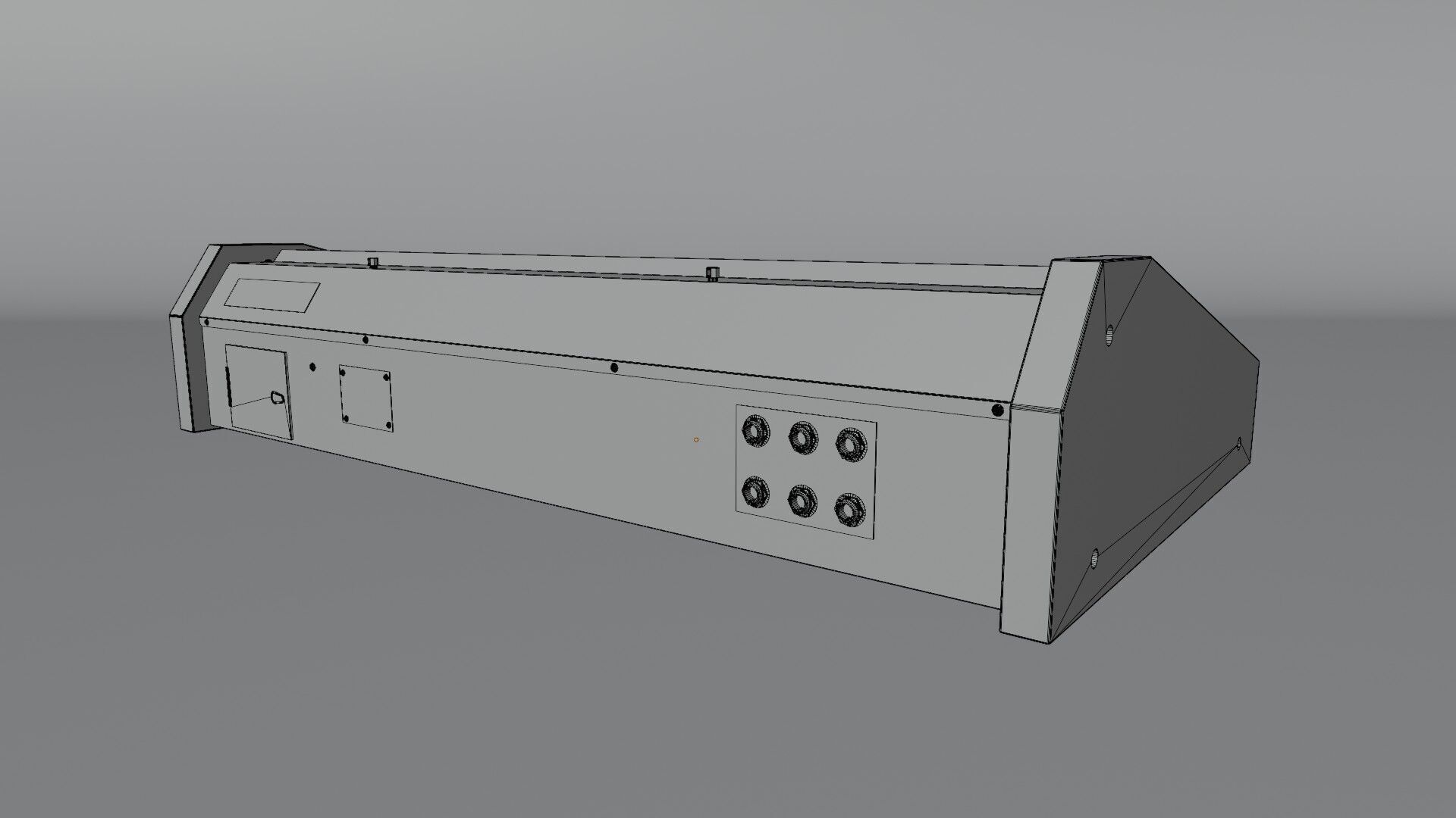 Synthesizer Korg Maxikorg 800 DV 3D model_8