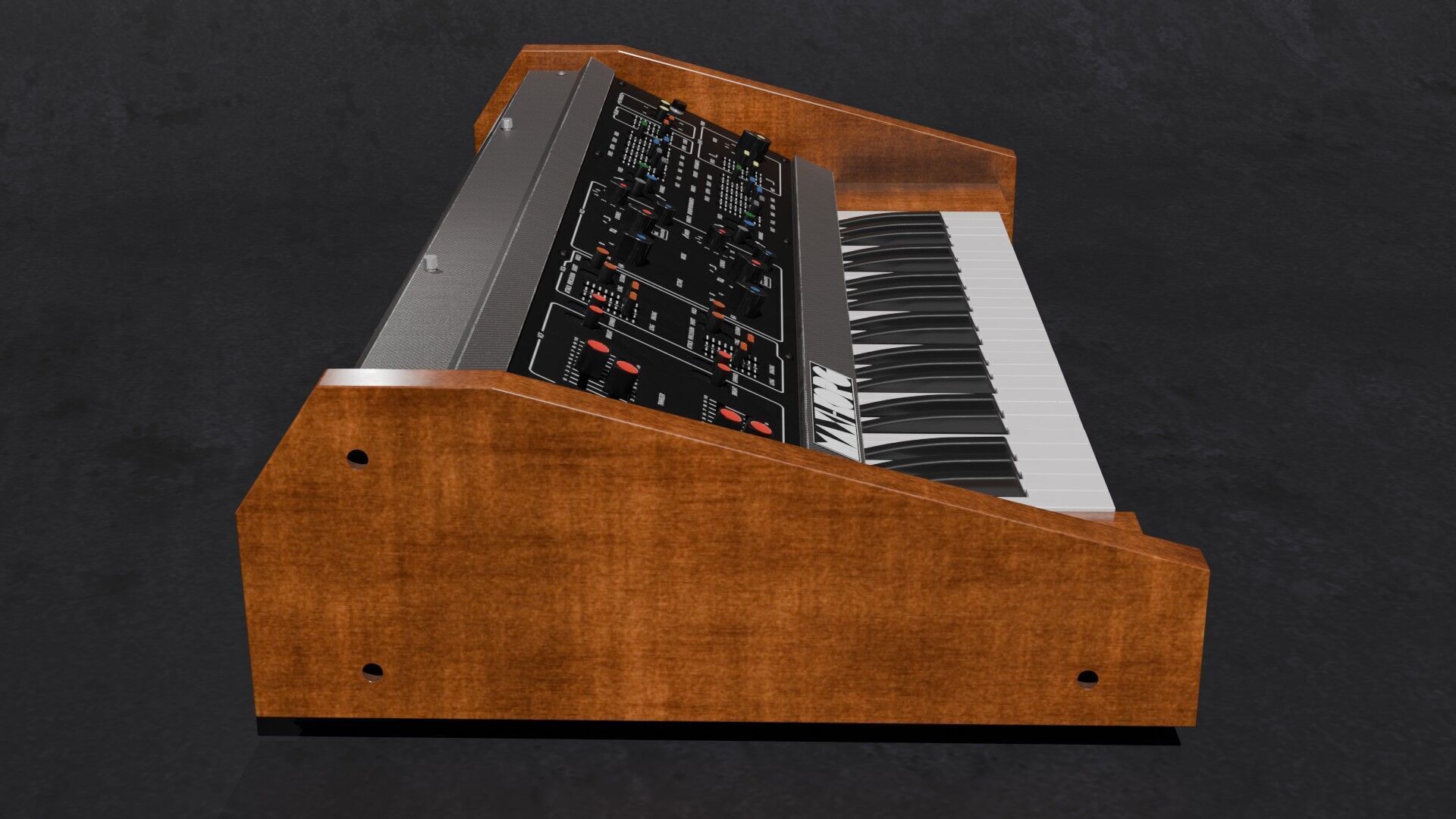 Synthesizer Korg Maxikorg 800 DV 3D model_2