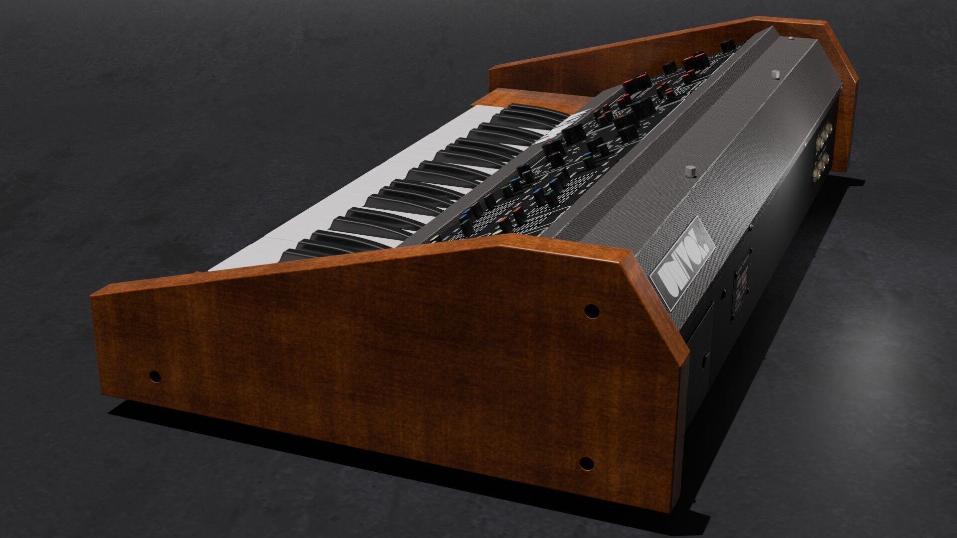 Synthesizer Korg Maxikorg 800 DV 3D model_3