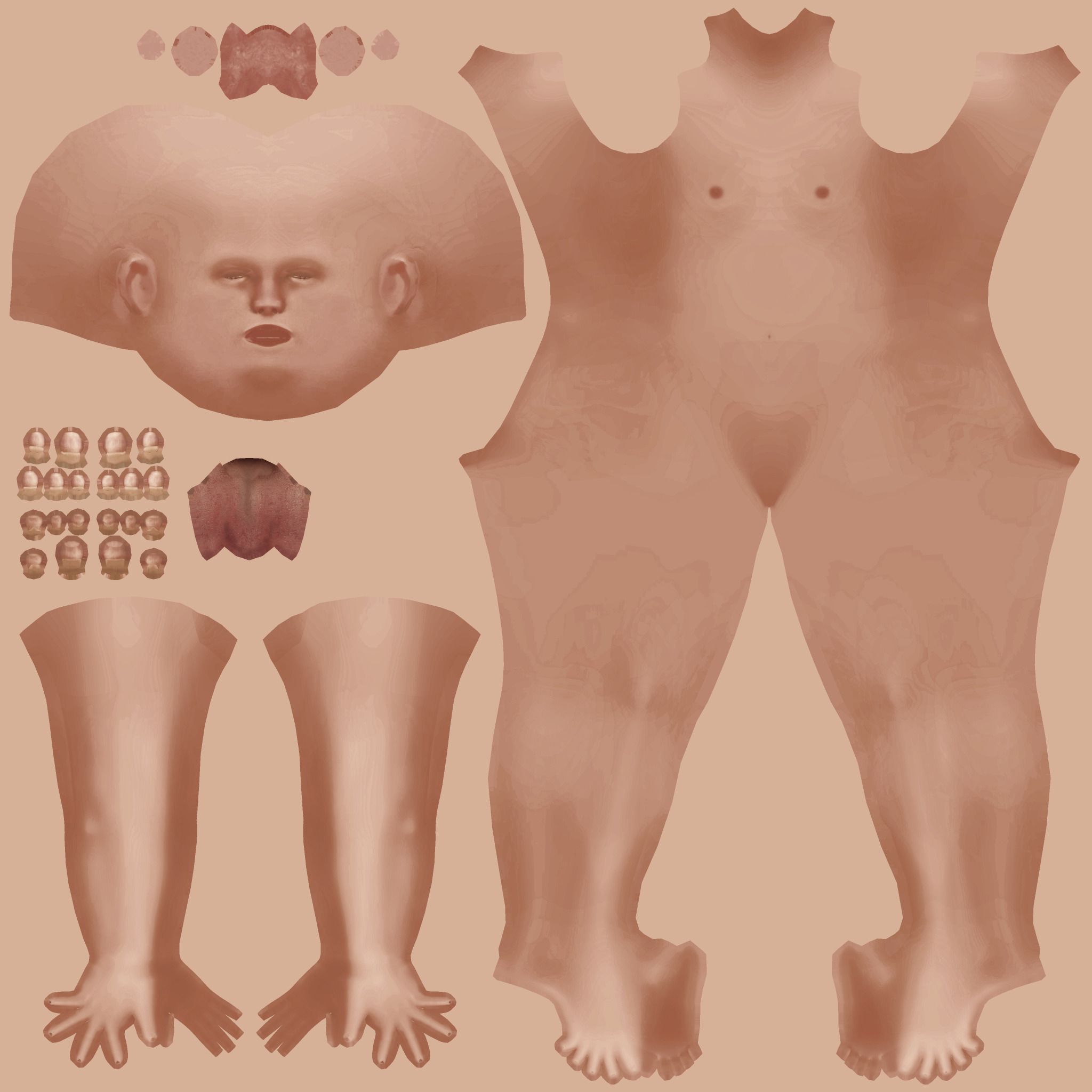 Cartoon Man Rigged model RealTime Male Low-poly 3D model_26