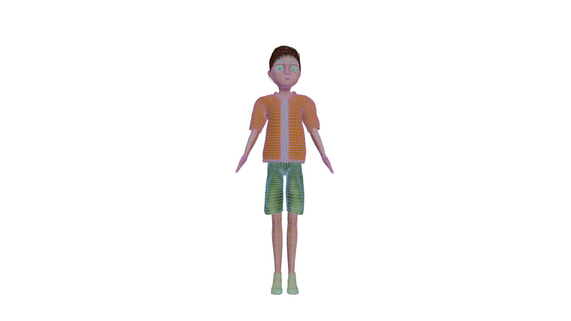 Cartoon Man Rigged model RealTime Male Low-poly 3D model_10