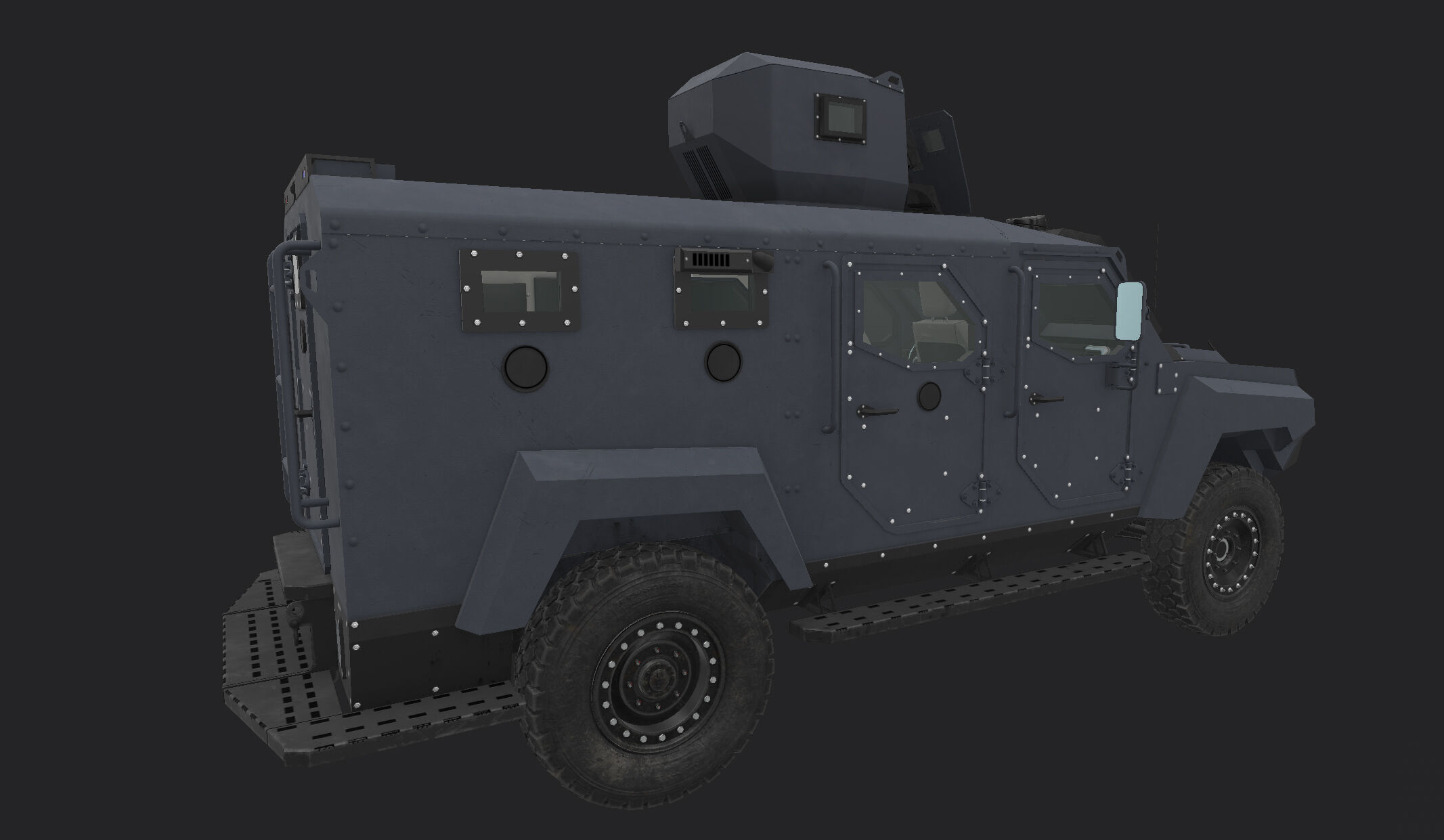 Roshel Senator APC  Low-poly 3D model_15