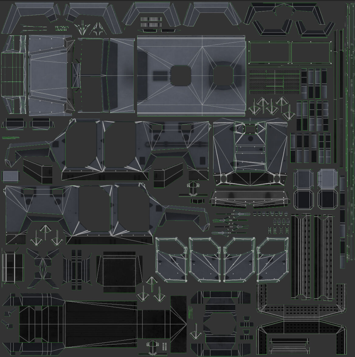 Roshel Senator APC  Low-poly 3D model_22
