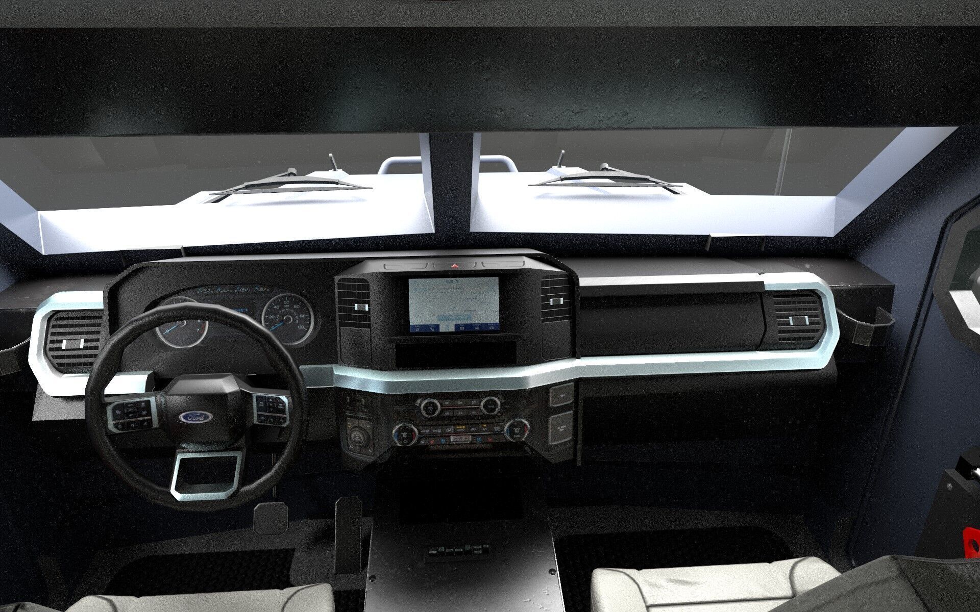 Roshel Senator APC  Low-poly 3D model_19